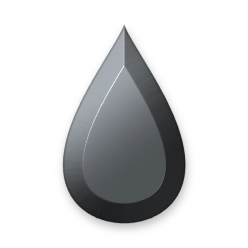 Teardrop Dark Bronze 8 x 13 mm adesivo termocolante