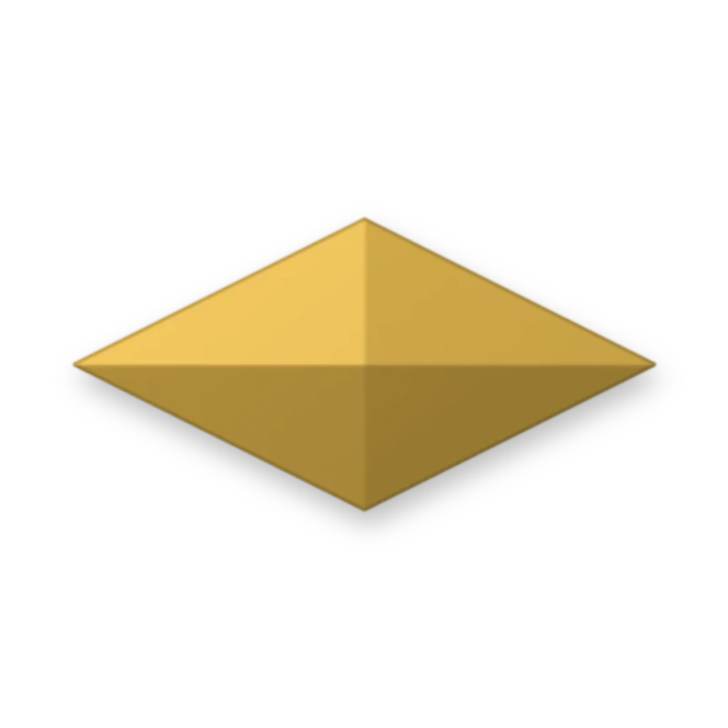 Diamond Matte Gold 6 x 12 mm adesivo termocolante