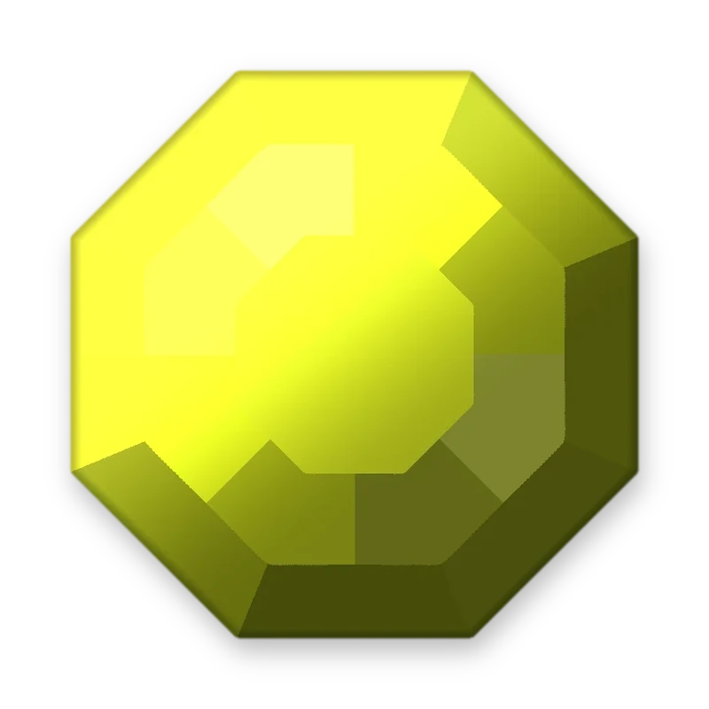 Octogonal Fluor Amarelo adesivo termocolante