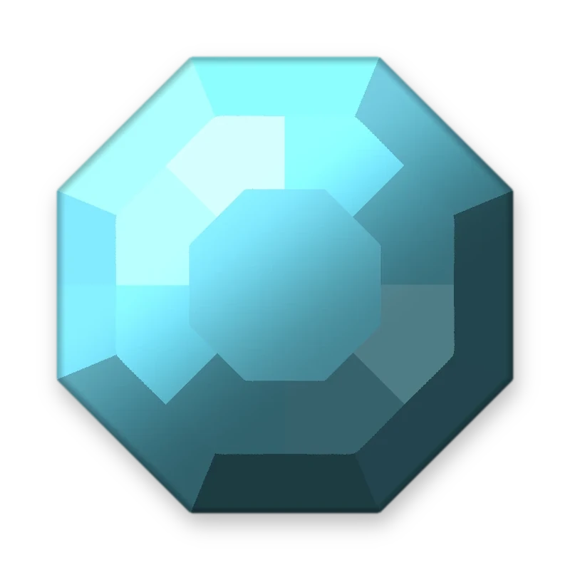 Octogonal Sky Blue adesivo termocolante