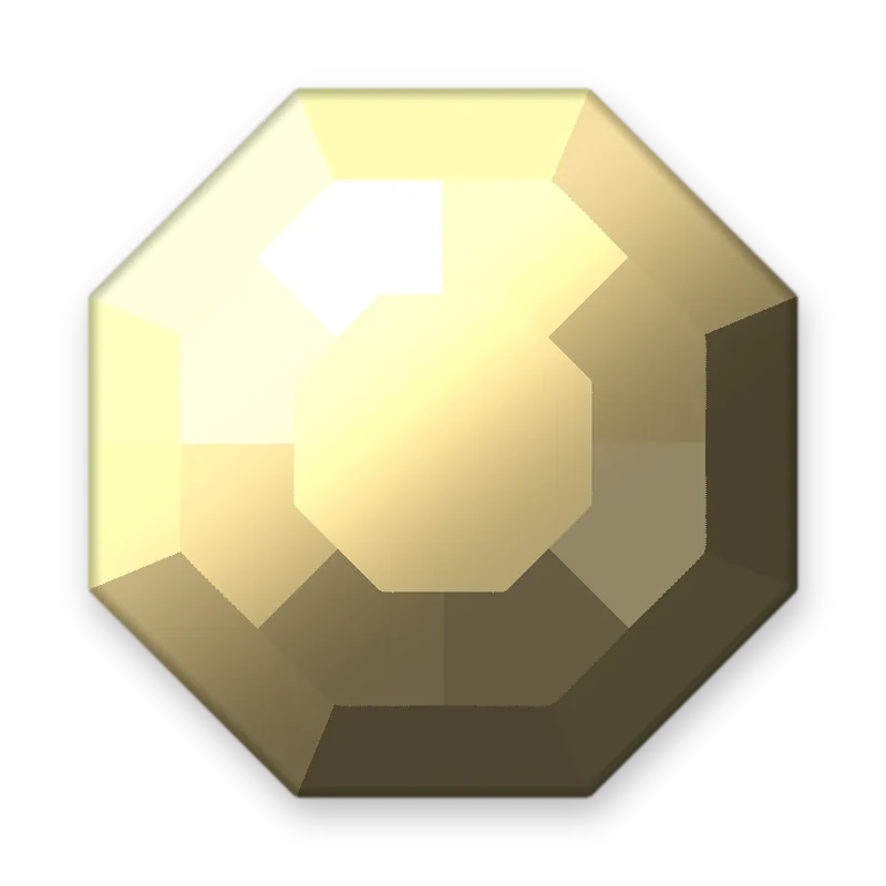 Octogonal Light Gold adesivo termocolante