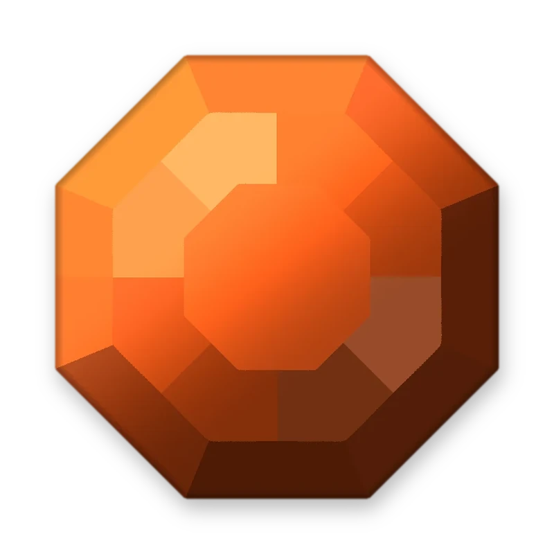 Octogonal Fluor Laranja adesivo termocolante