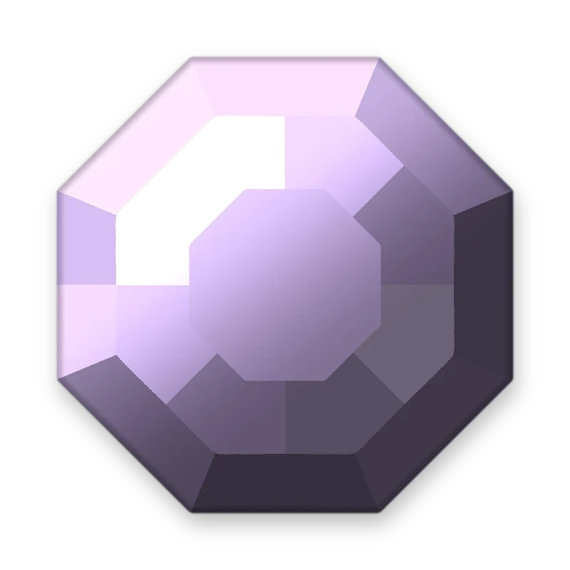 Octogonal Light Purple adesivo termocolante