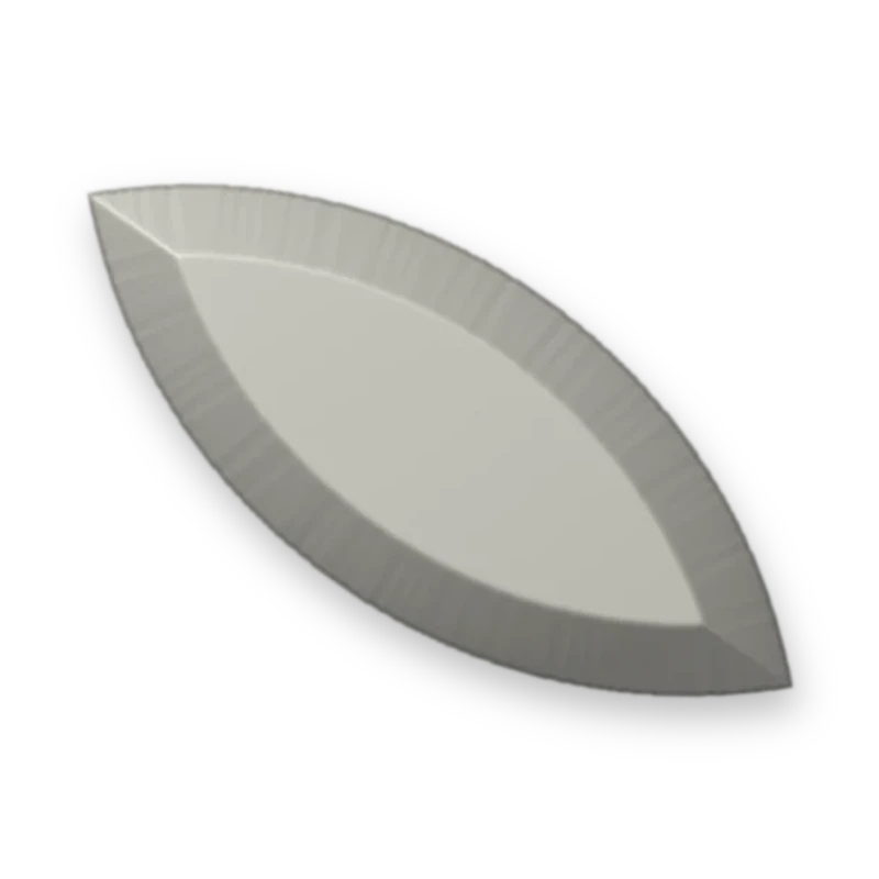 Oval Matte Bronze 9 x 22 mm adesivo termocolante