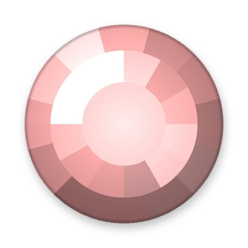 Poligon rosa Bebe adesivo termocolante