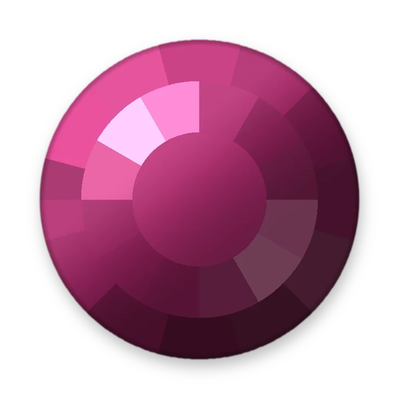 Poligon Roxo fluor adesivo termocolante