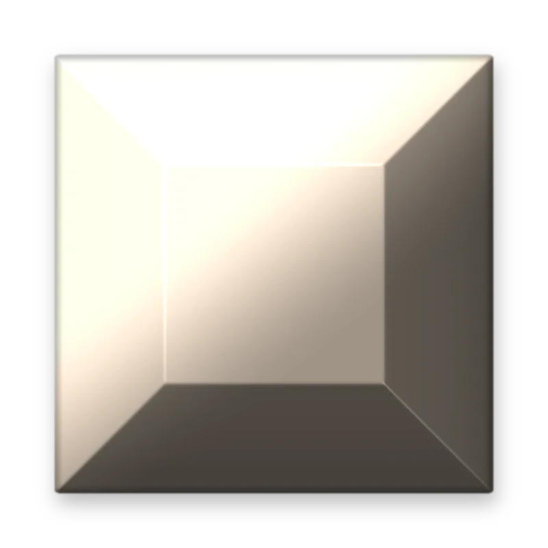 Square chapa Classic Beige 15 x 15 mm adesivo termocolante