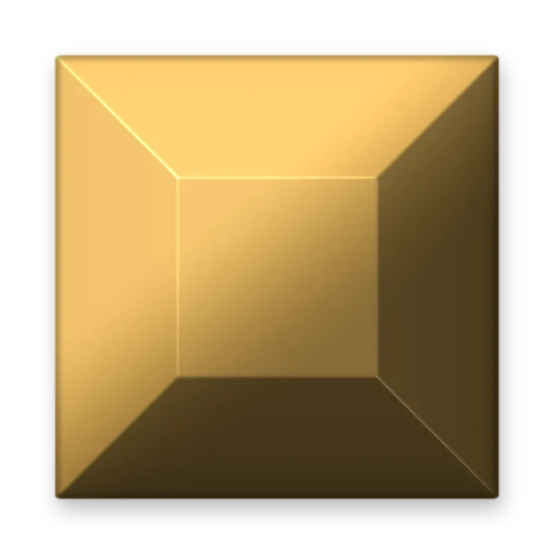 Square Brown adesivo termocolante