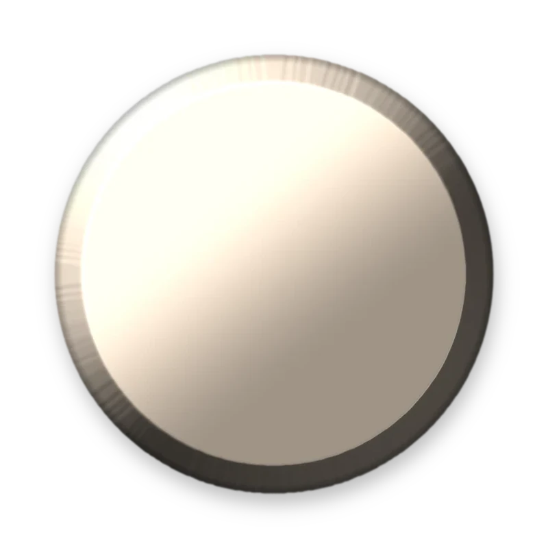 Round Classic Beige 18 mm adesivo termocolante