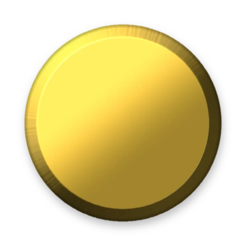 Round Gold 18 mm adesivo termocolante