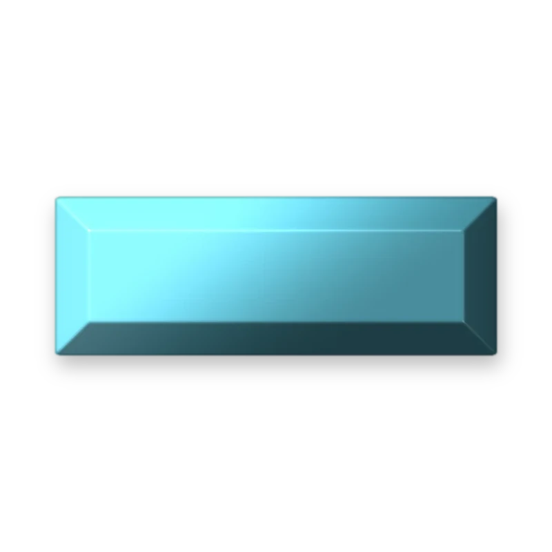 Retangle Sky Blue adesivo termocolante