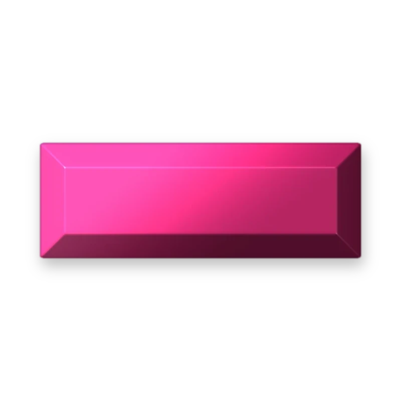 Retangle Fluor Pink adesivo termocolante