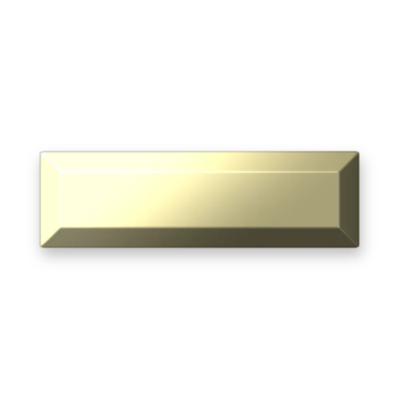 Shape Retangle 3x10 mm adesivo termocolante