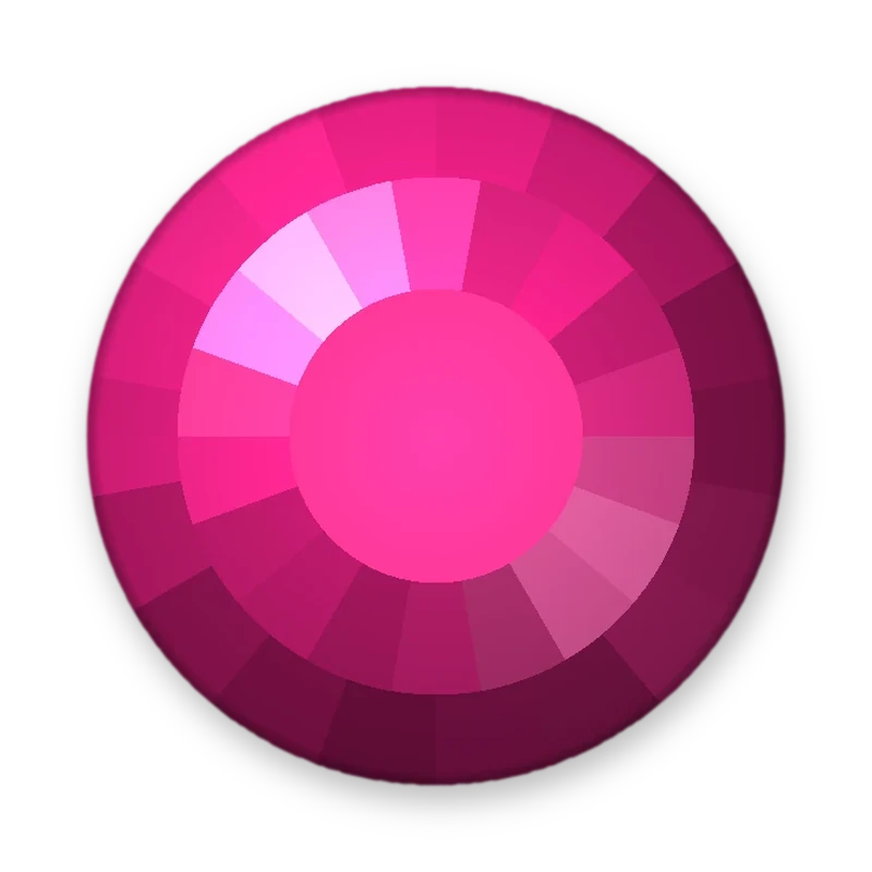 Strass Fuschia adesivo termocolante