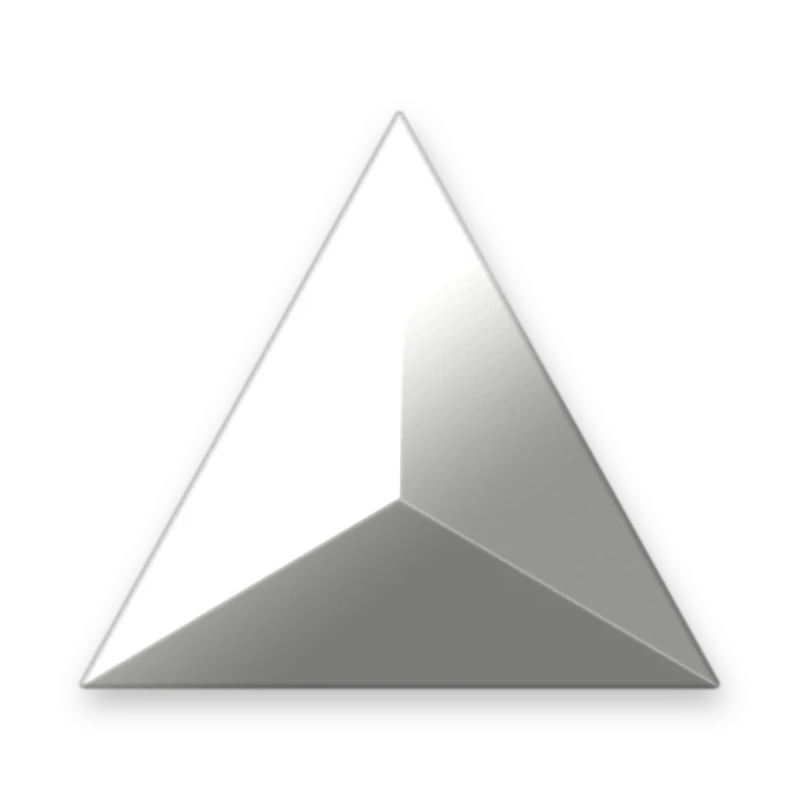 Triangle White 6 x 6 mm adesivo termocolante