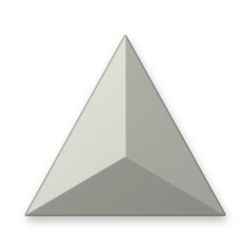 Triangle Matte Bronze 6 x 6 mm adesivo termocolante